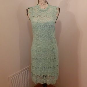 NWT Free People Mint lace dress